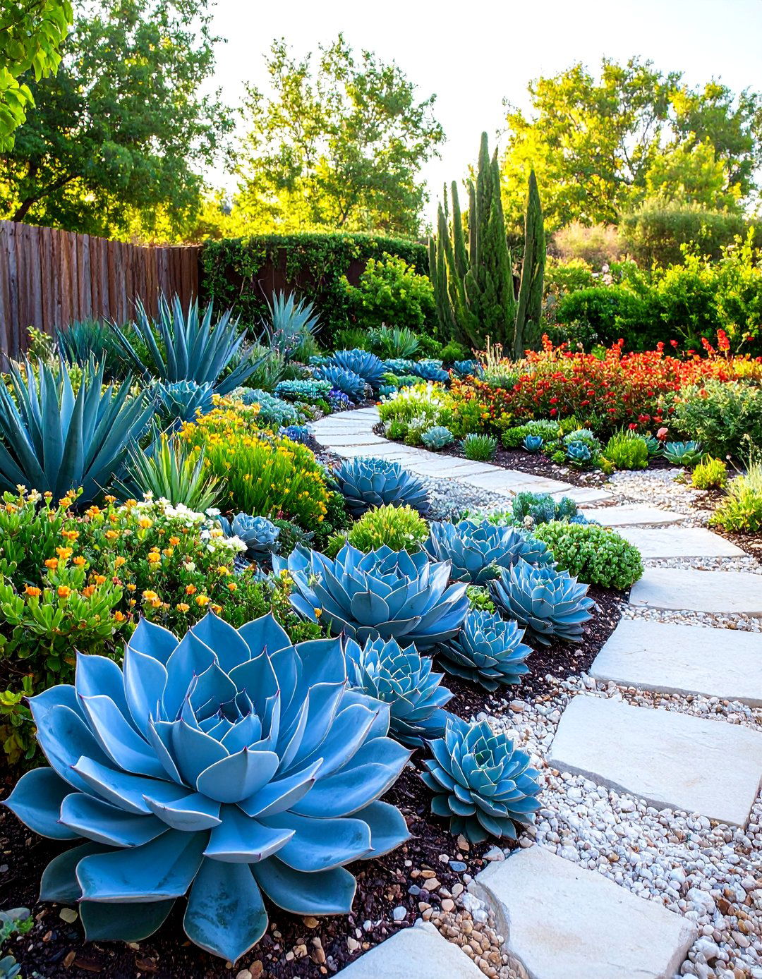 Succulent Spiral Displays - 24 Spiral Garden Design Ideas