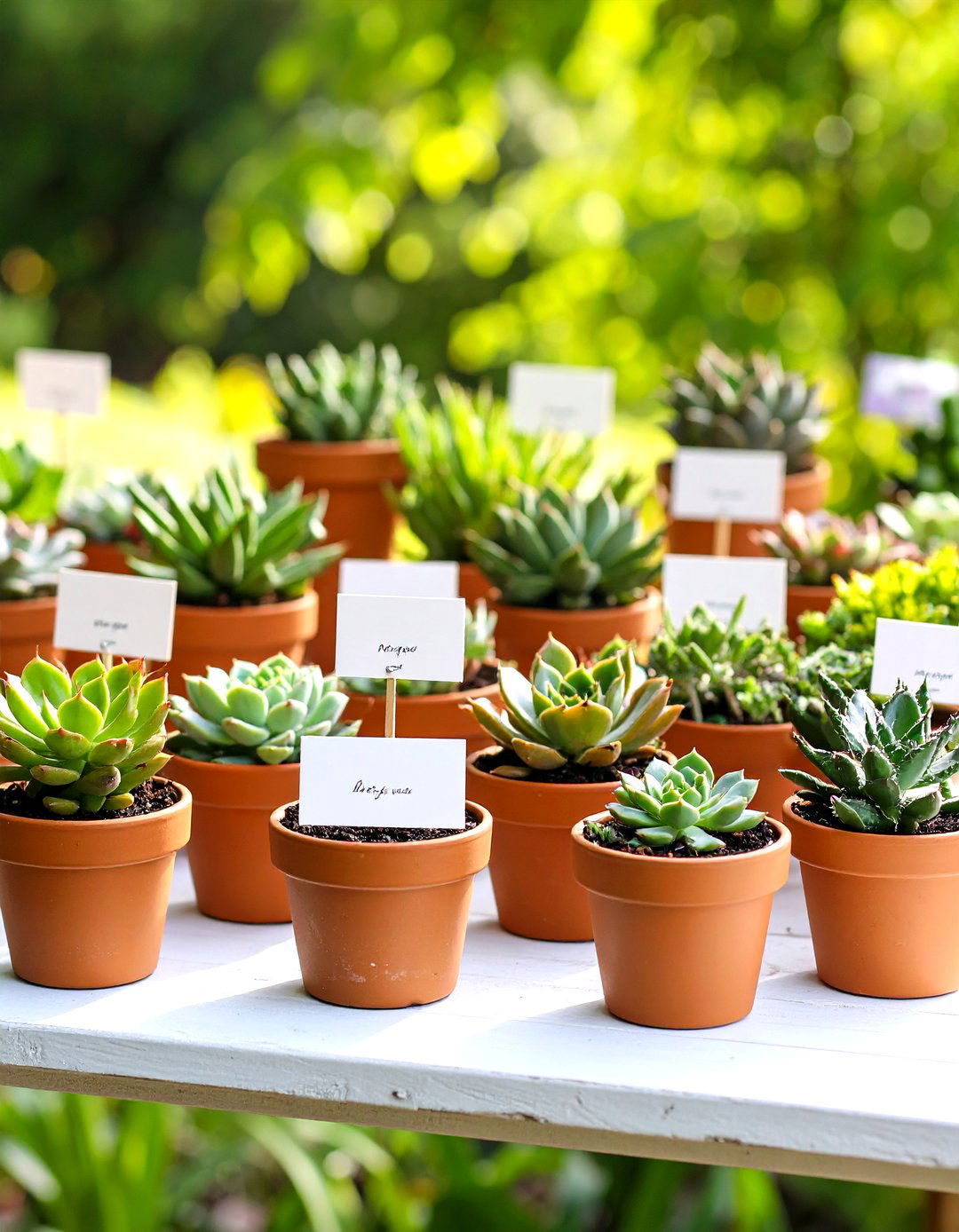 Succulent Wedding Favors with Decorative Pots - 24 Wedding Favors Ideas