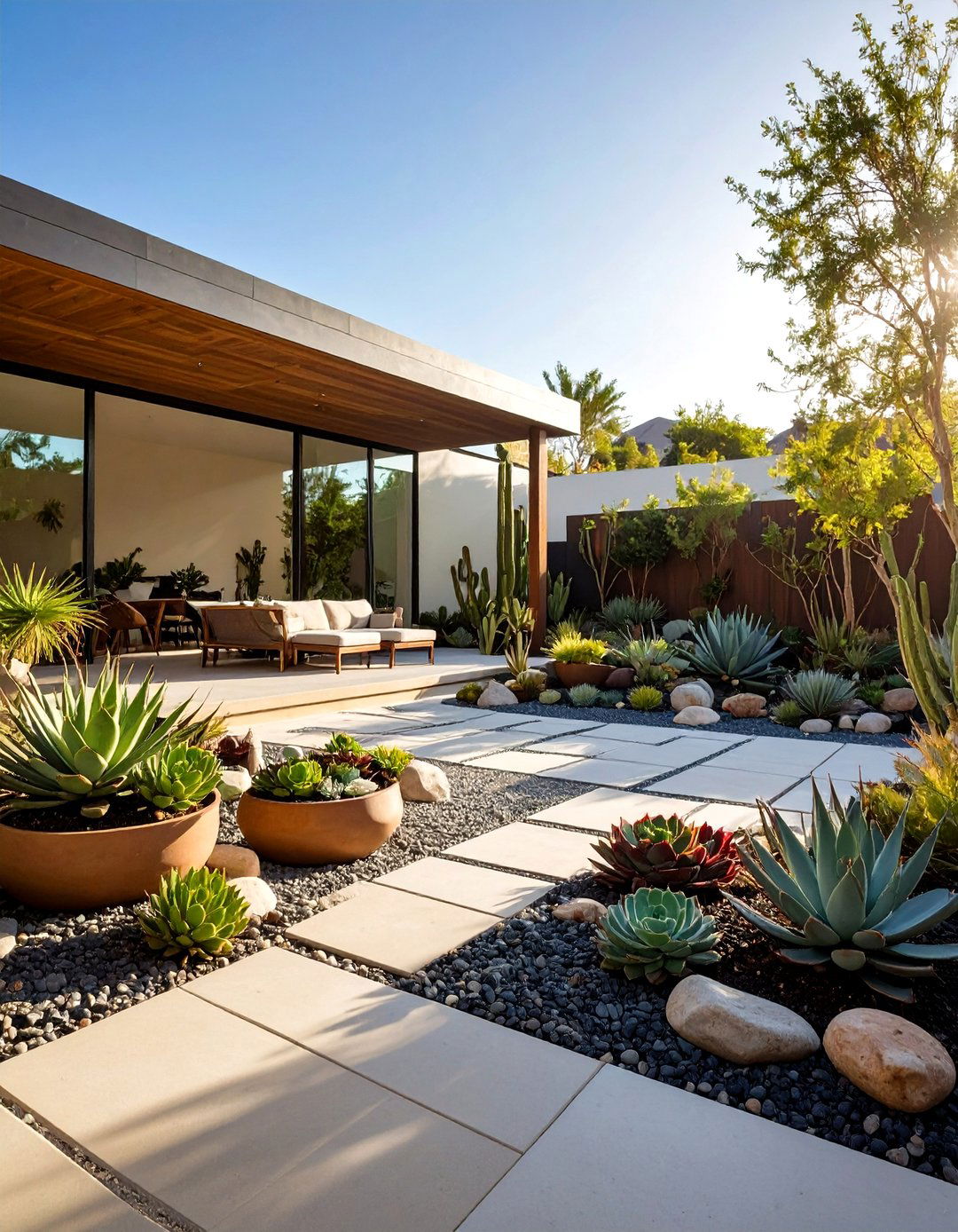 Succulent and Cactus Garden - 24 Patio Garden Ideas