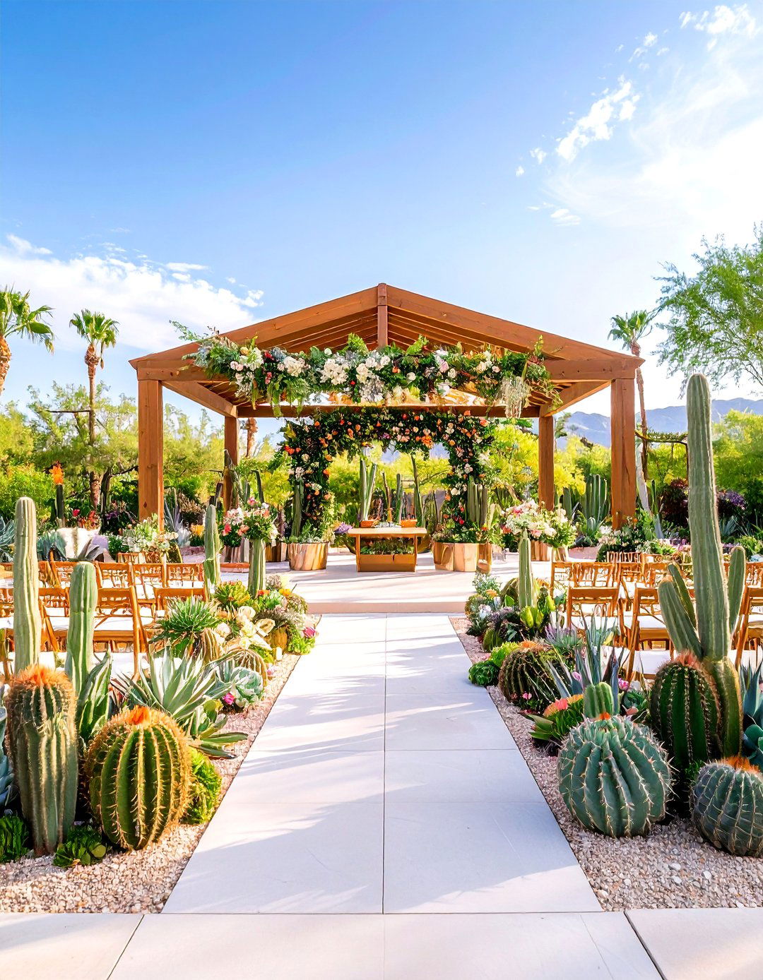 Succulent and Cactus Wedding Altars - 24 Wedding Altar Ideas