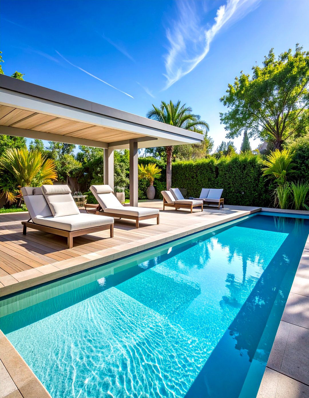 Sun Shelf Entertainment Area - 24 Lagoon Pool Design Ideas