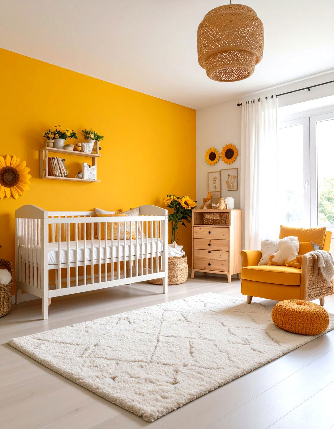Sunflower Meadow Nursery - 24 Floral Nursery Ideas