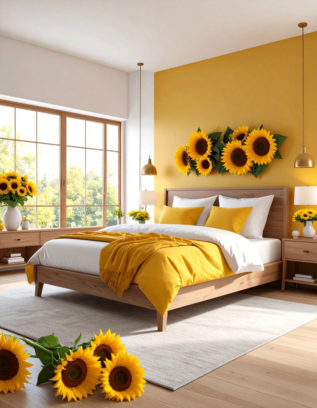 Sunflower Seasonal Bedroom Rotation - 24 Sunflower Bedroom Ideas