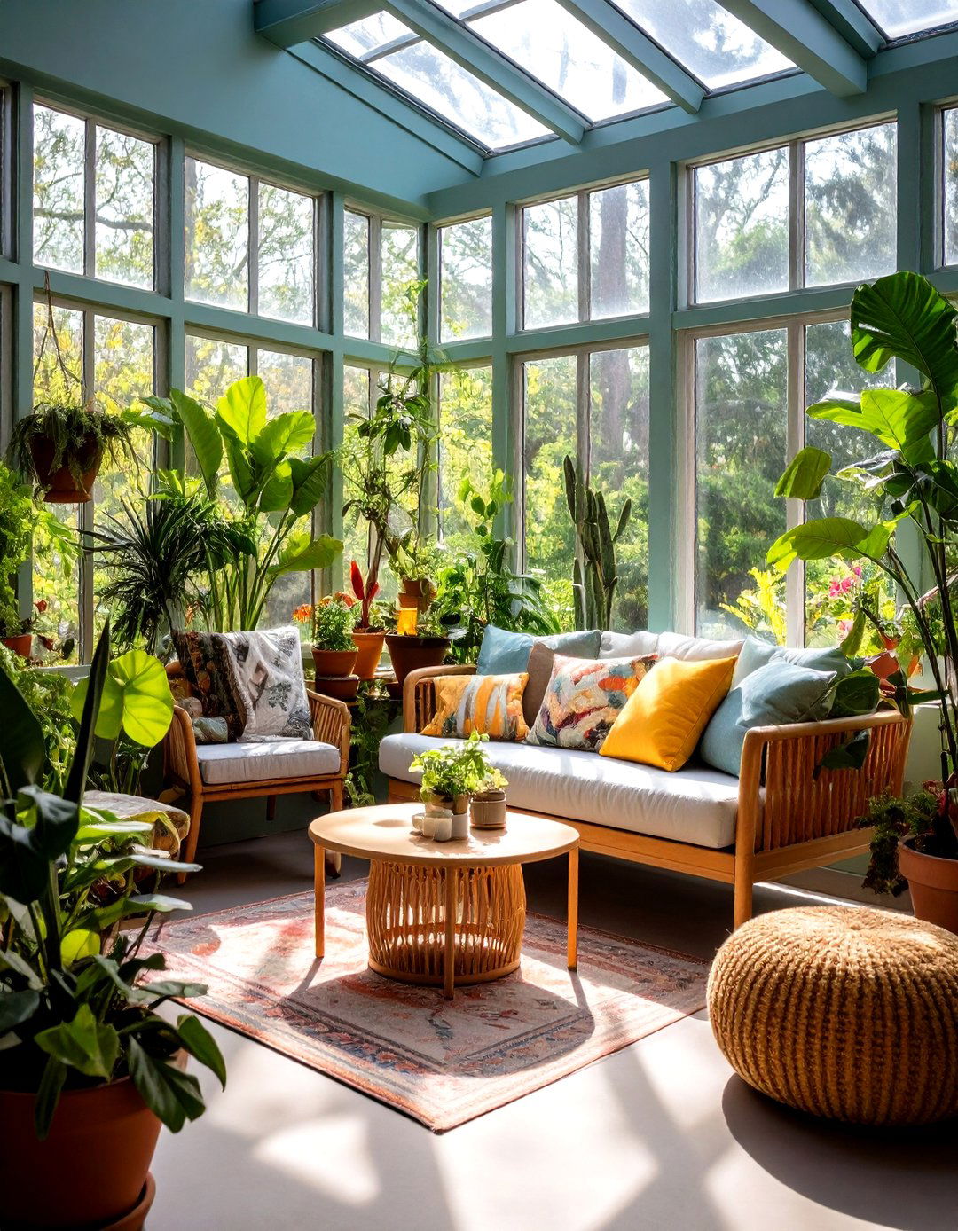 Sunroom Botanical Garden Perch - 24 Window Seat Ideas