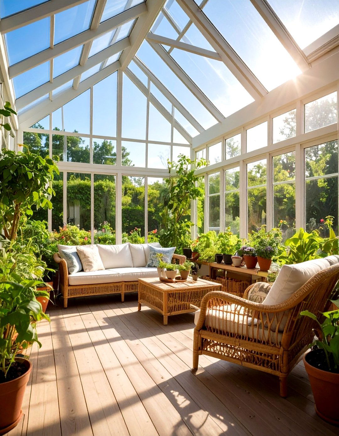 Sunroom Greenhouse Conversion