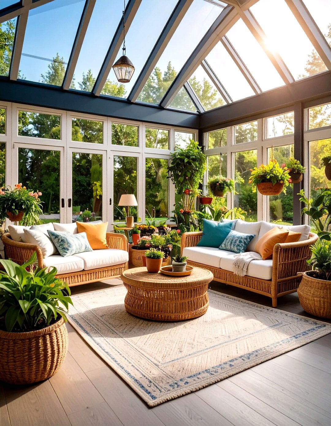 Sunroom Learning Garden - 24 Homeschool Room Ideas