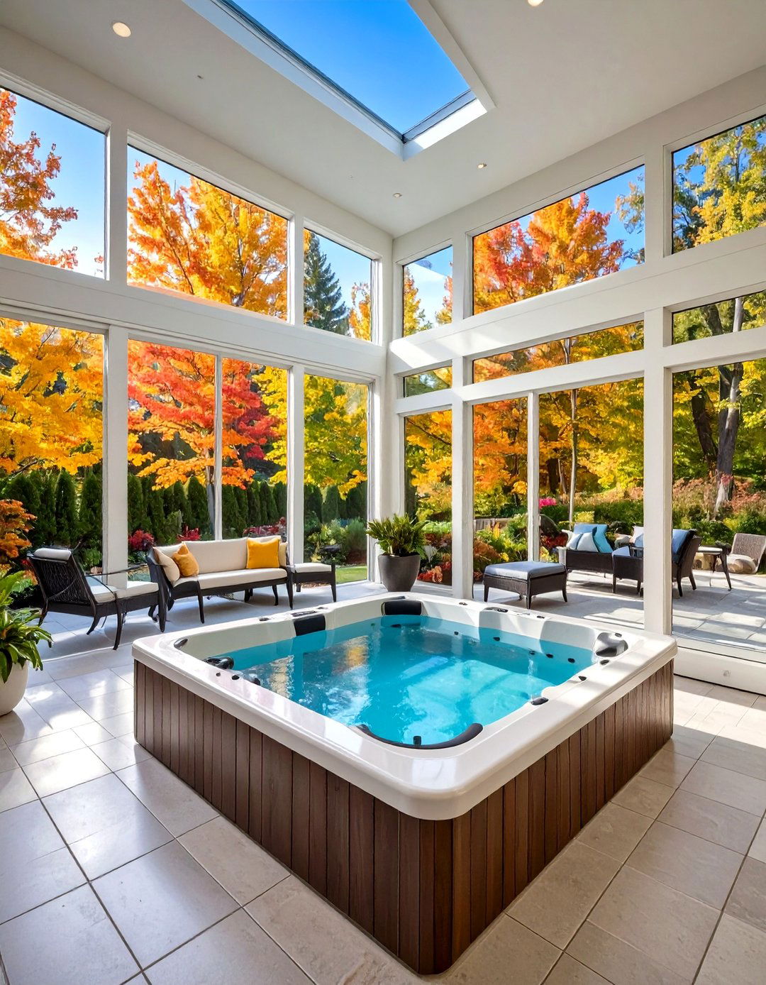 Sunroom Spa Extension - 24 Hot Tub Enclosure Ideas