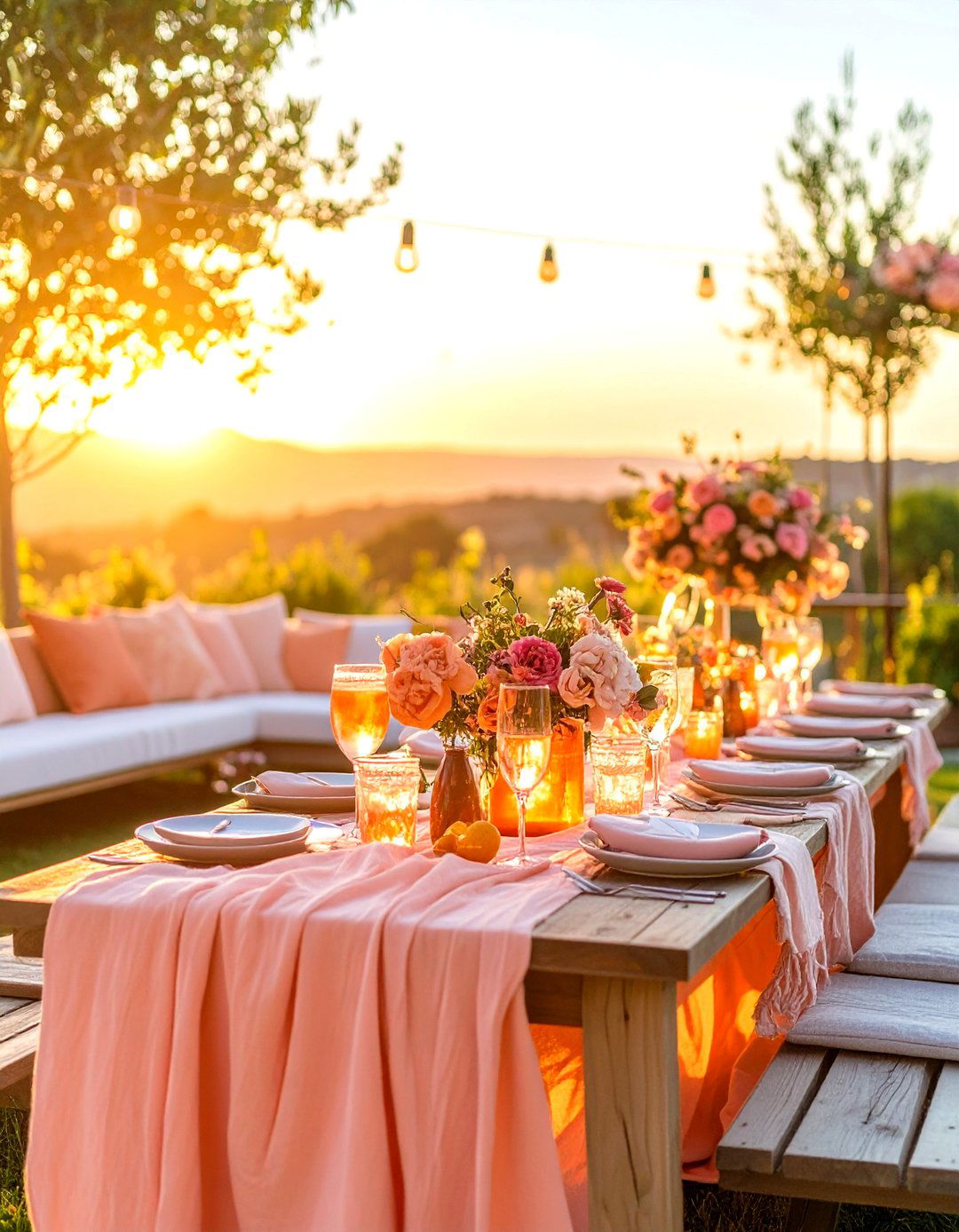 Sunset Golden Hour Soiree - 24 Bridal Shower Ideas
