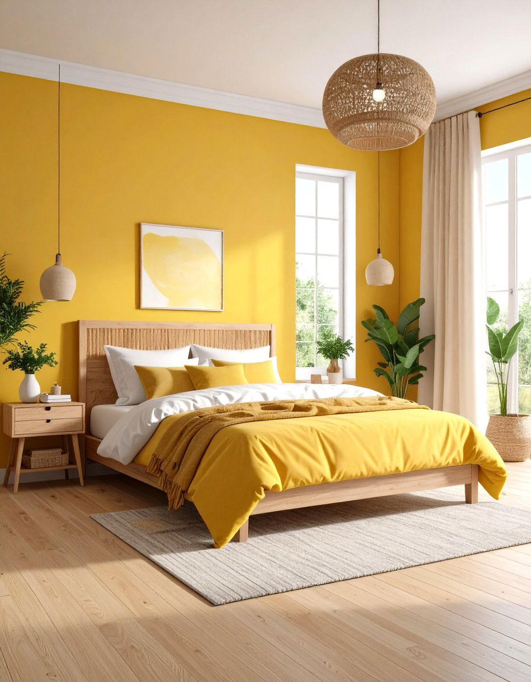 Sunshine Yellow Bedroom Energy - 24 Colorful Room Ideas