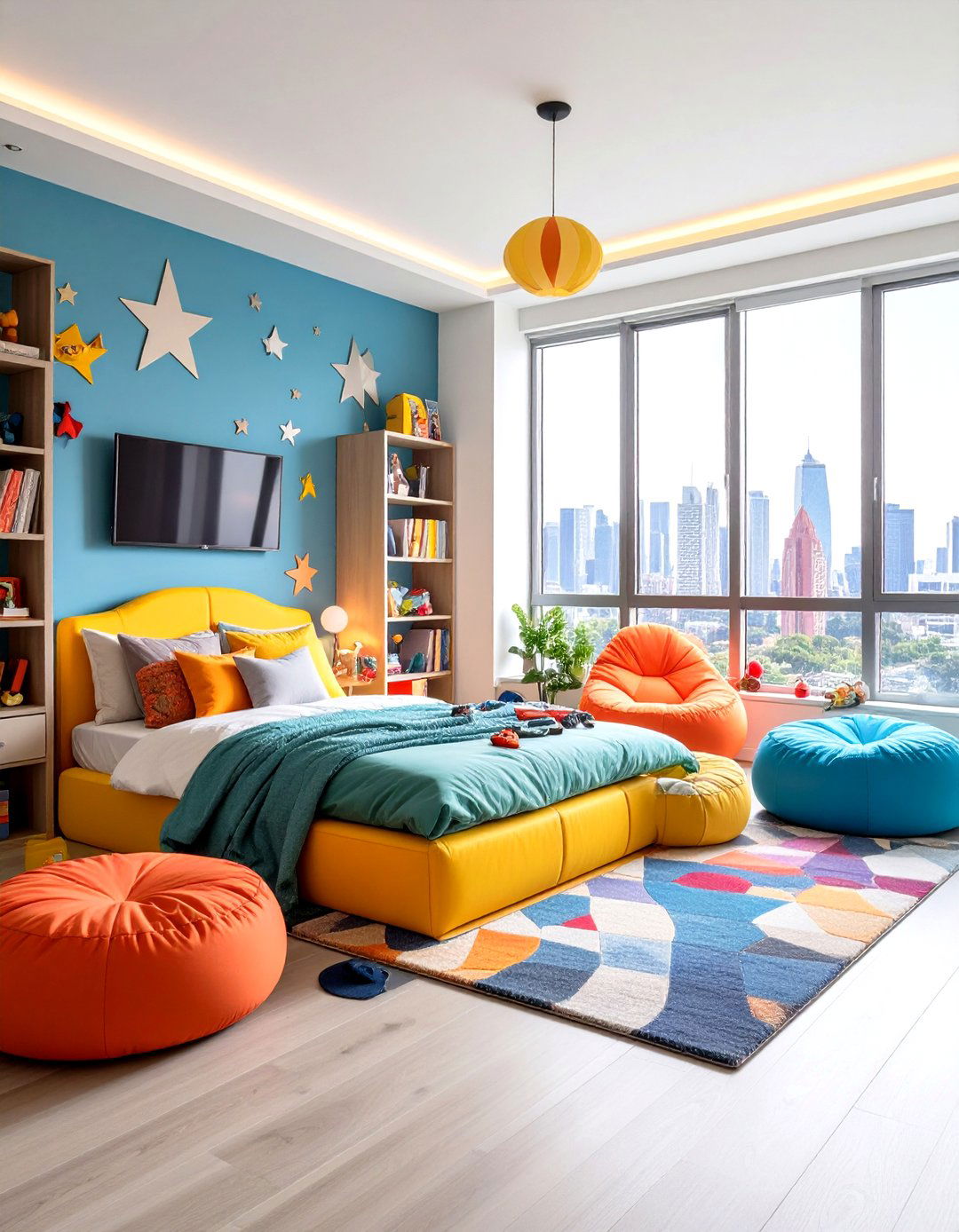 Superhero Headquarters Reading Command - 24 kids reading nook ideas