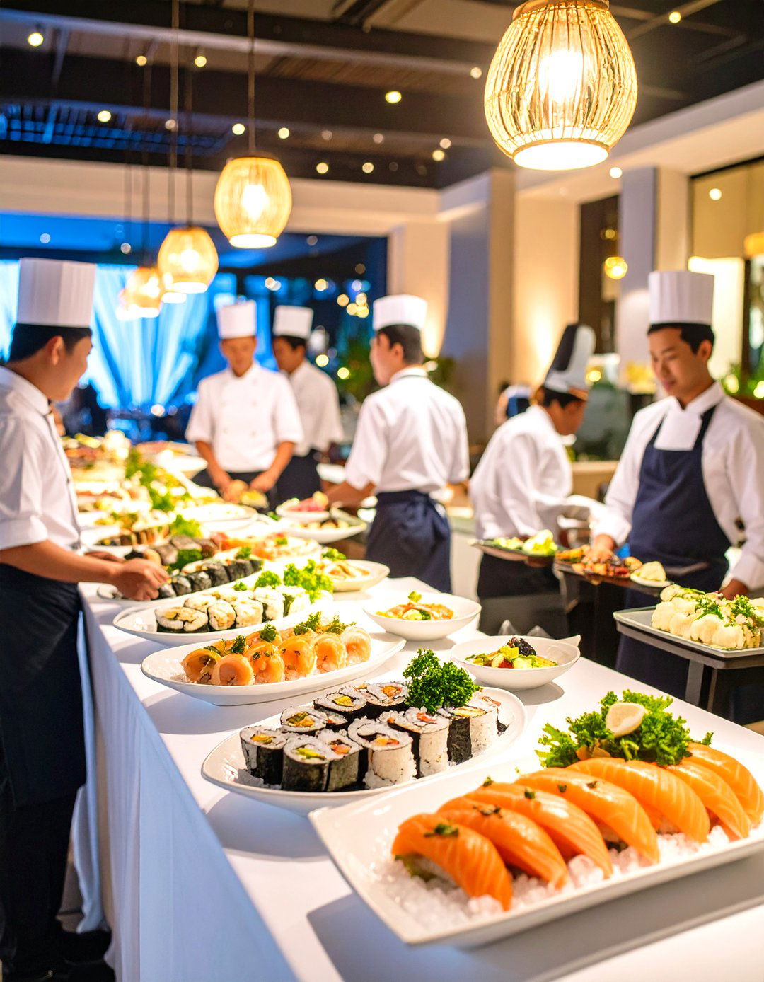 Sushi and Raw Bar - 24 Wedding Food Ideas