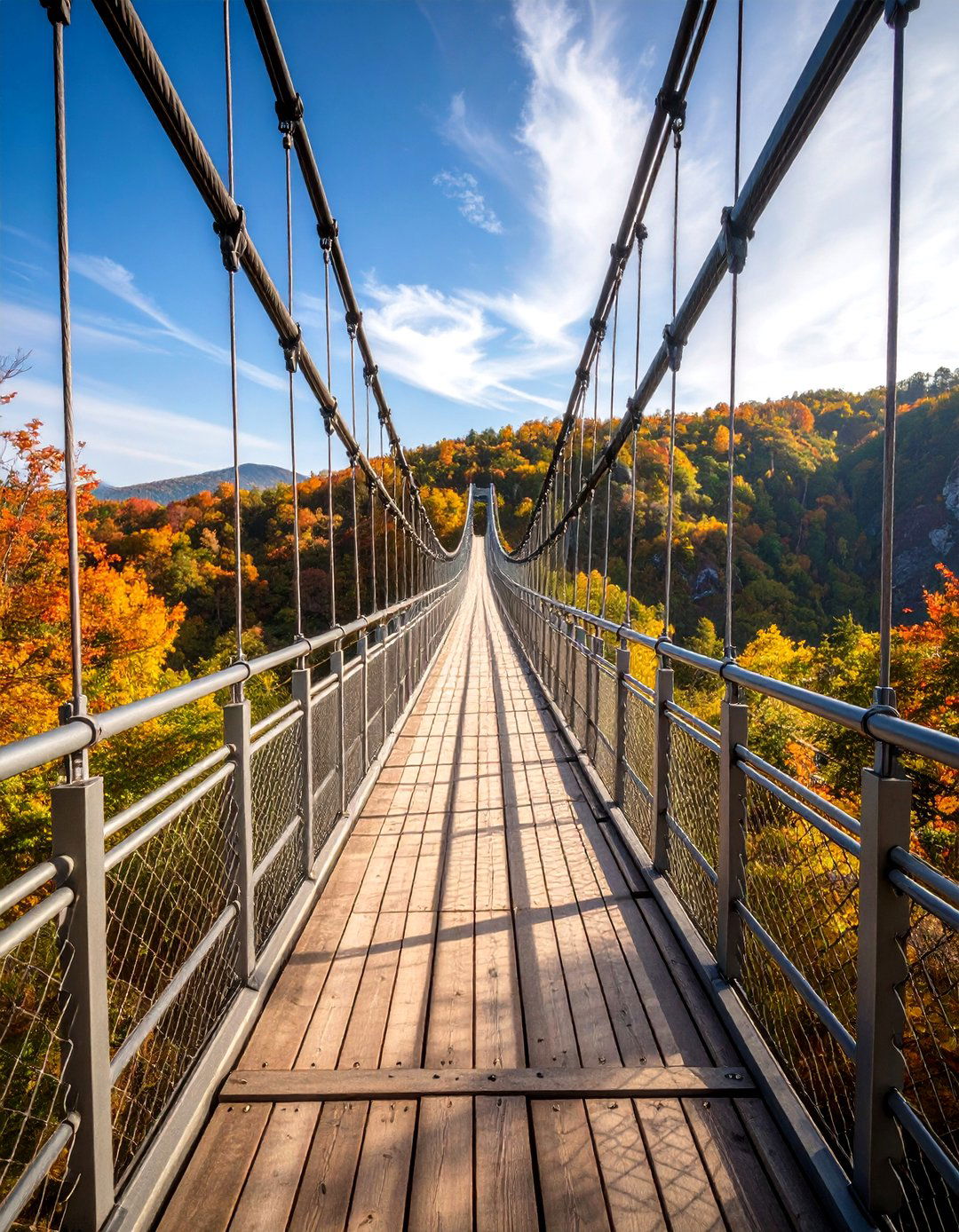 Suspended Cable Bridge Walkway - 24 Elevated Walkway Ideas