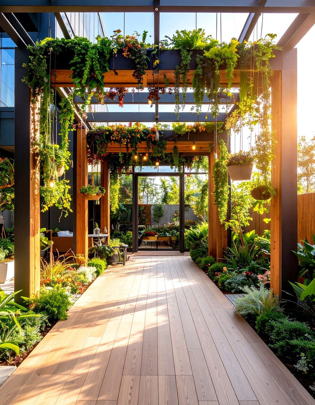 Suspended Garden Wedding Entrance - 24 Wedding Entrance Ideas