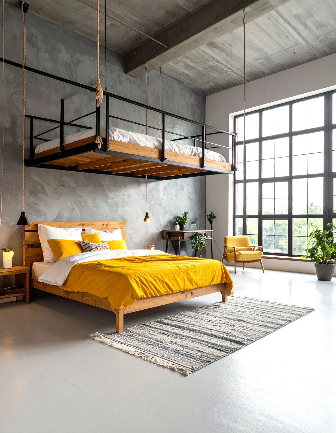 Suspended Loft Bedroom Design - 24 Loft Ideas