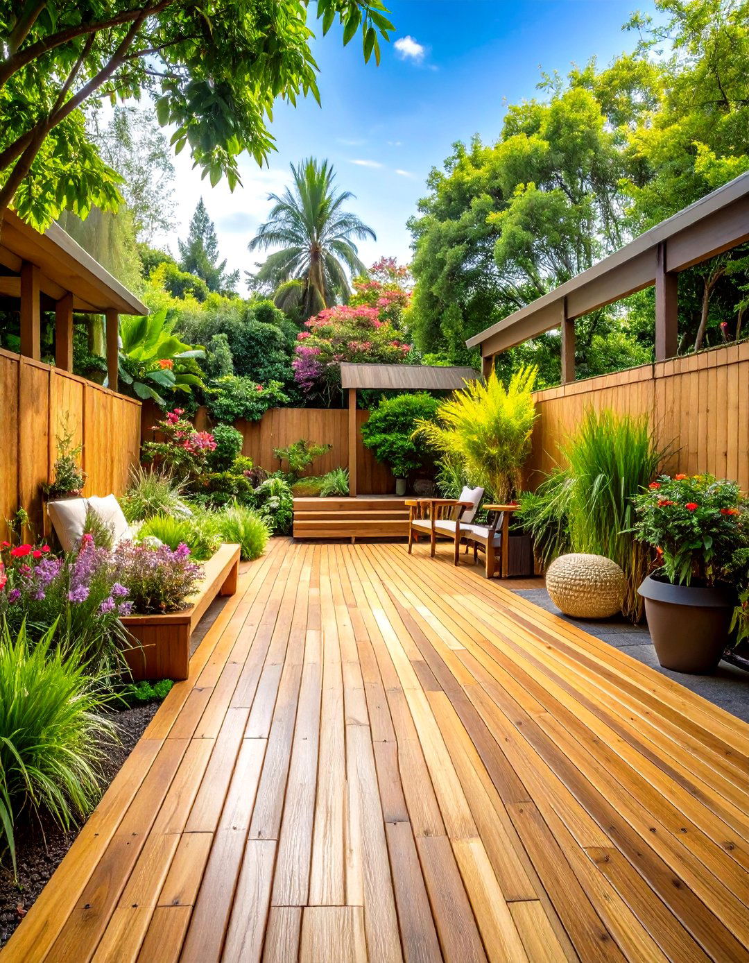 Sustainable Bamboo Deck Design - 24 Patio Deck Ideas