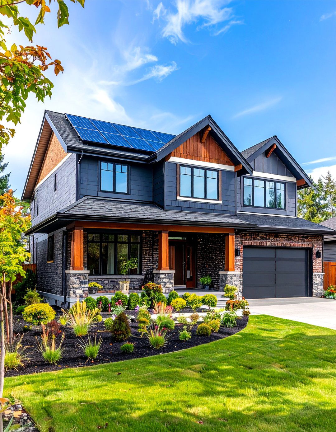 Sustainable Black Brick Energy Efficient Design - 24 Black Brick House Exteriors