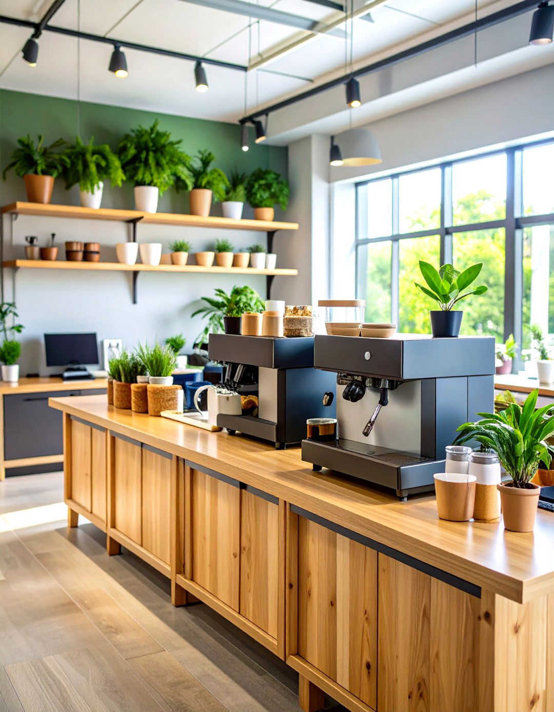 Sustainable Eco Friendly Coffee Setup - 24 Office Coffee Station Ideas