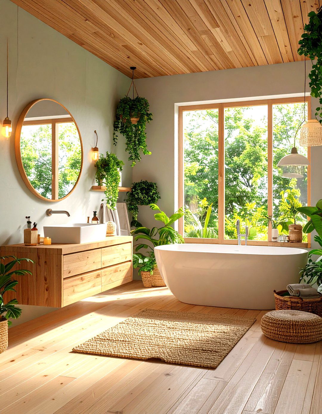 Sustainable Eco Friendly Material Choices - 24 Bathroom Decor Ideas