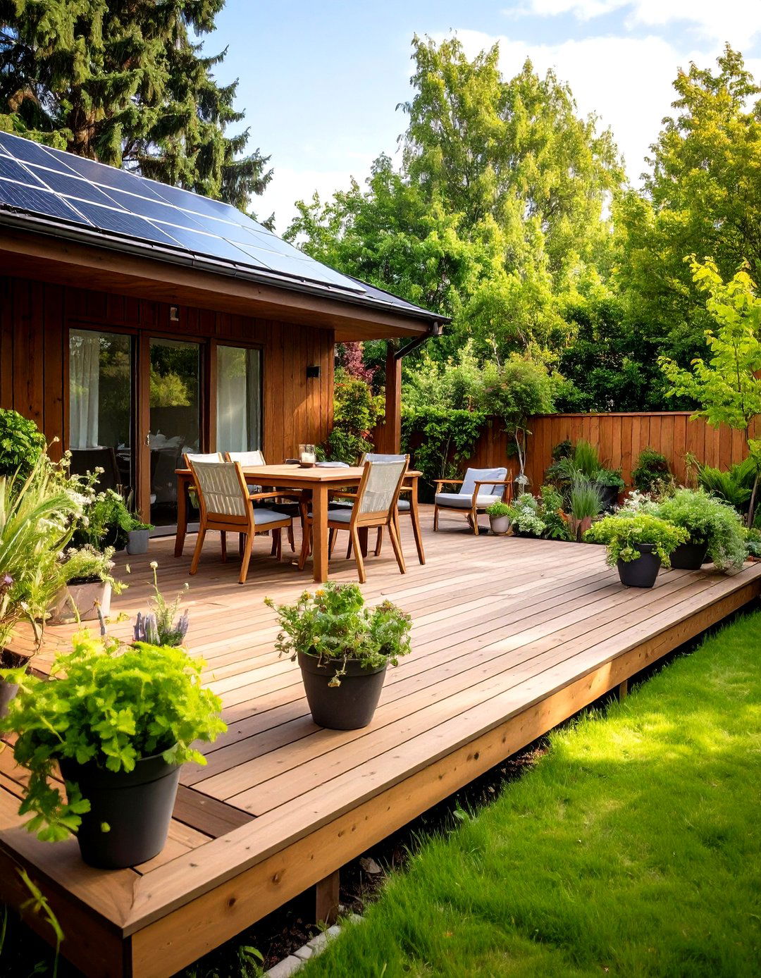 Sustainable Green Deck Design - 24 Large Deck Ideas