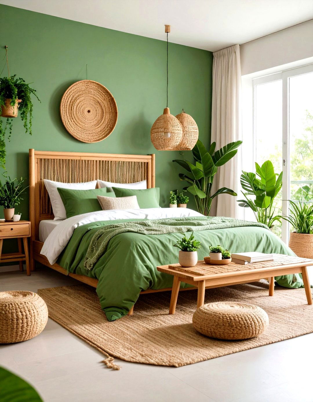 Sustainable Green Materials Focus - 24 Green Bedroom Ideas