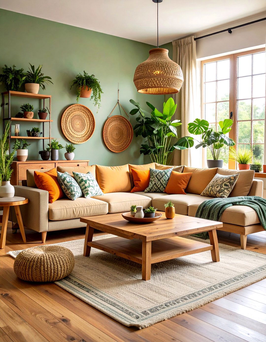 Sustainable Living Room with Eco Friendly Materials - 24 Modern Living Room Ideas