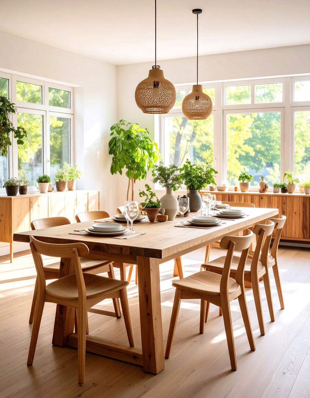Sustainable Material Choices and Eco Friendly Options - 24 Transitional Dining Room Ideas