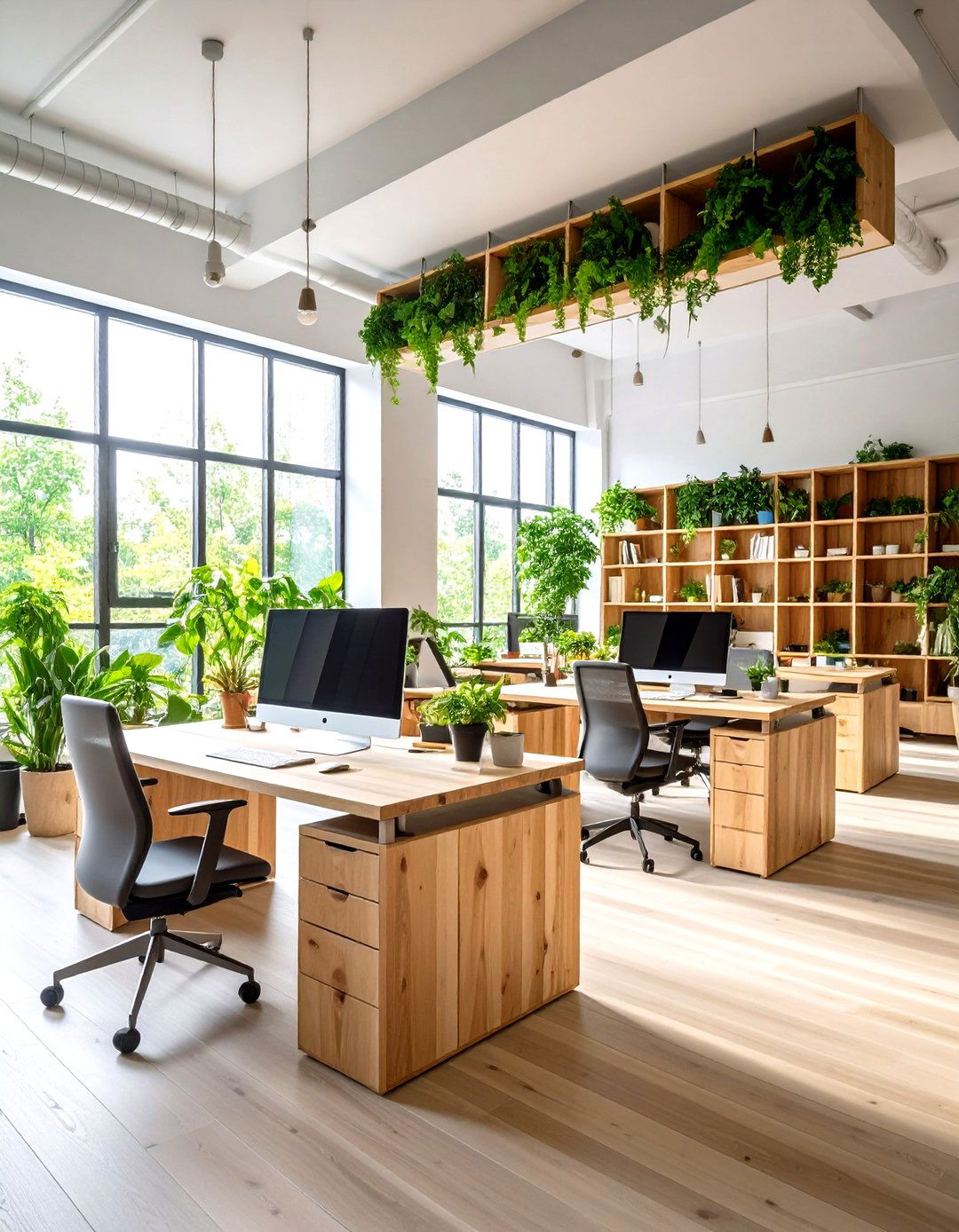 Sustainable Materials Office - 24 Modern Home Office Ideas