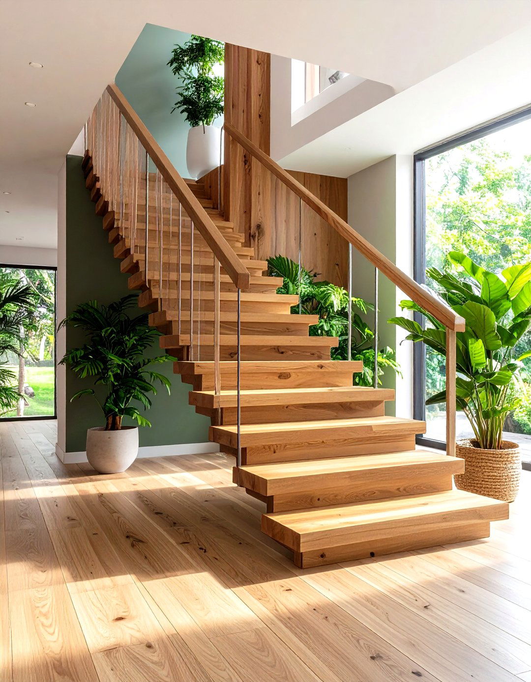 Sustainable Wooden Staircase Materials - 24 Wooden Staircase Ideas