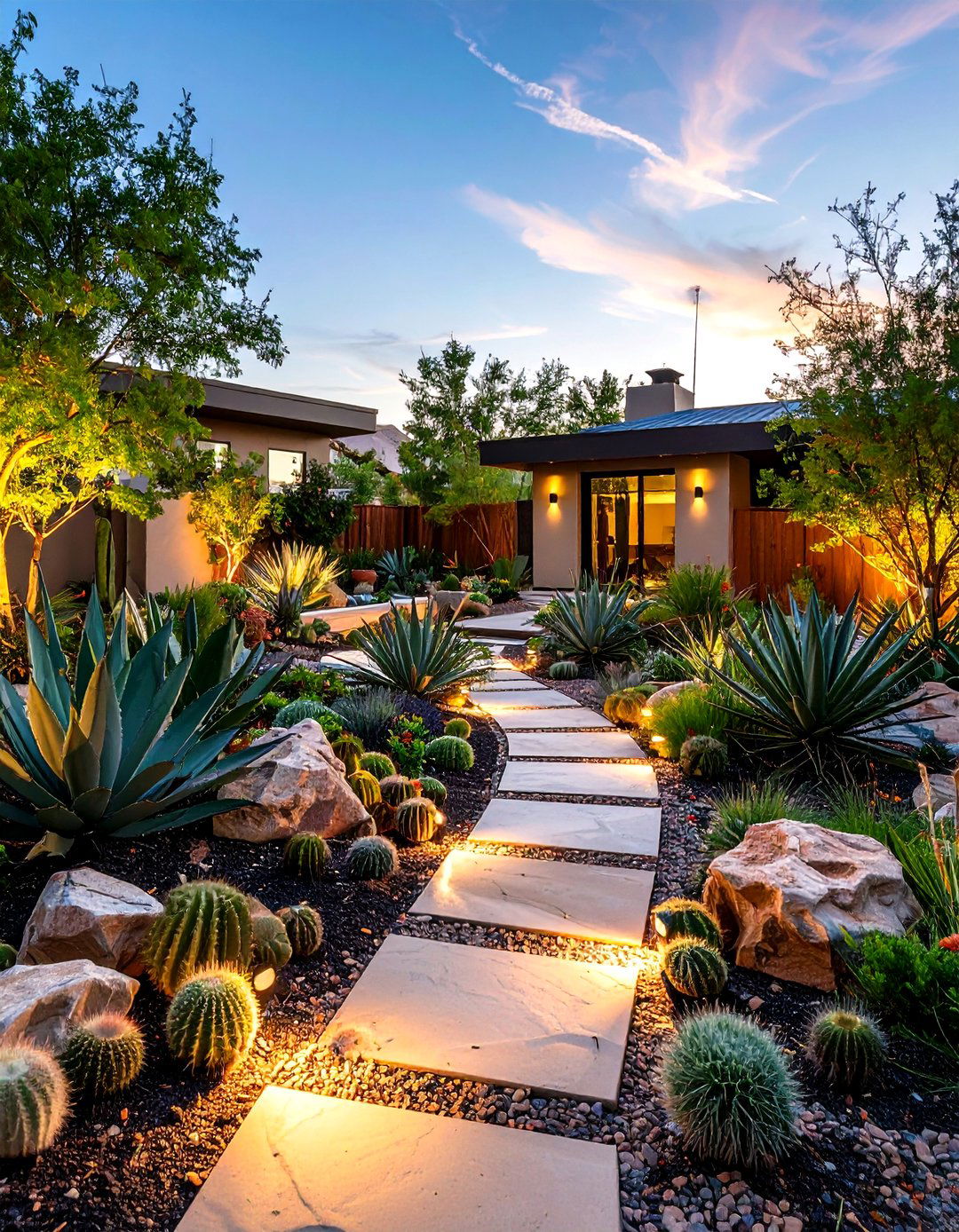 Sustainable Zero Water Landscape - 24 Desert Landscape Ideas