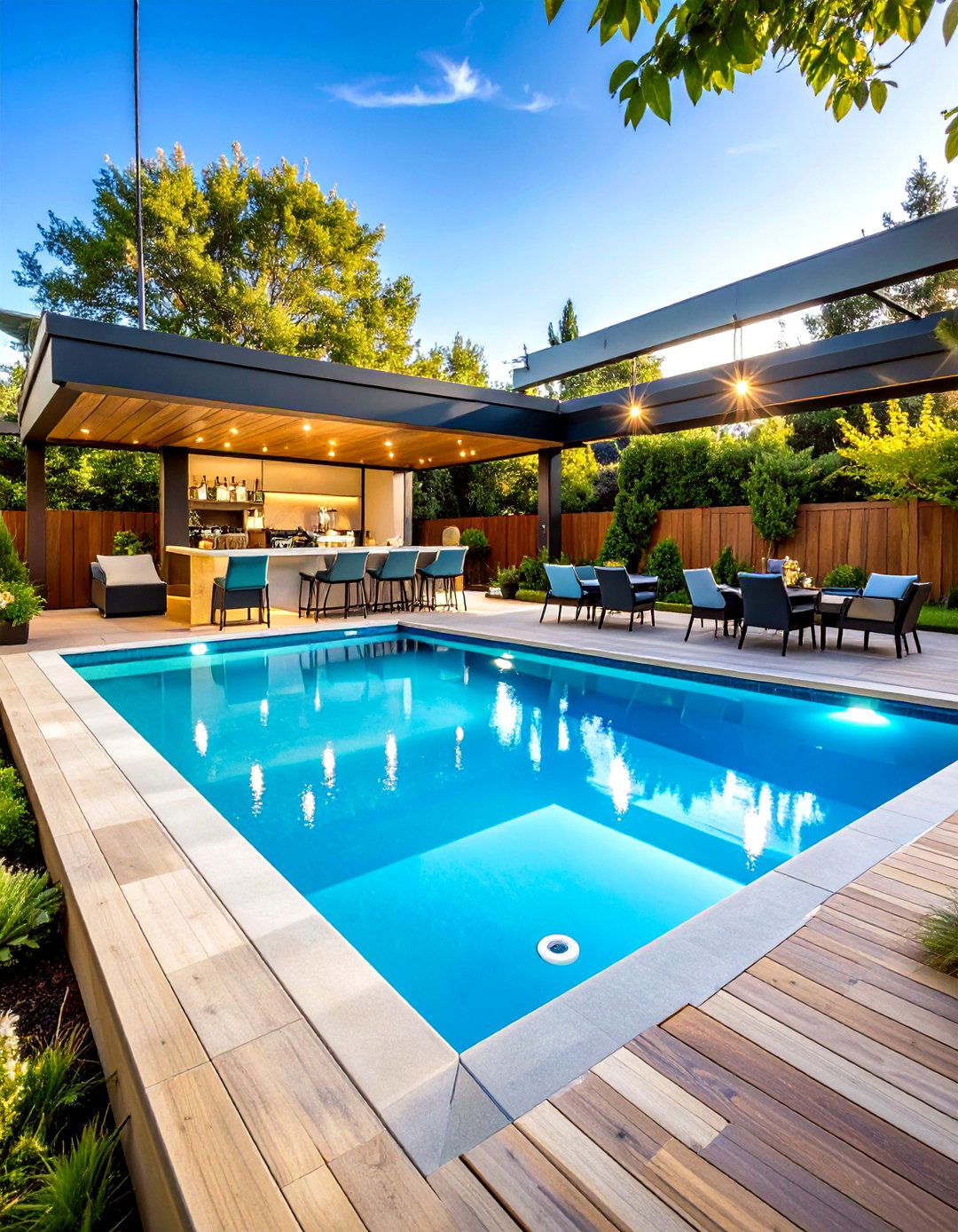 Swim Up Bar Lagoon Pool - 24 Lagoon Pool Ideas