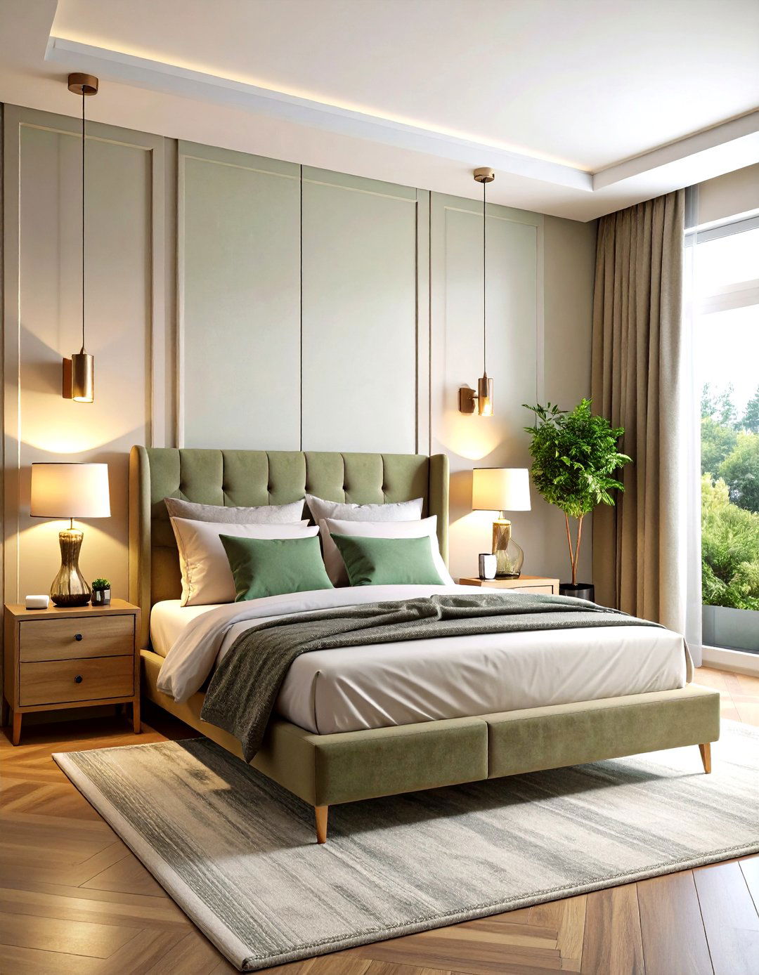 Swing Arm Reading Sconces - 24 Bedroom Lighting Ideas