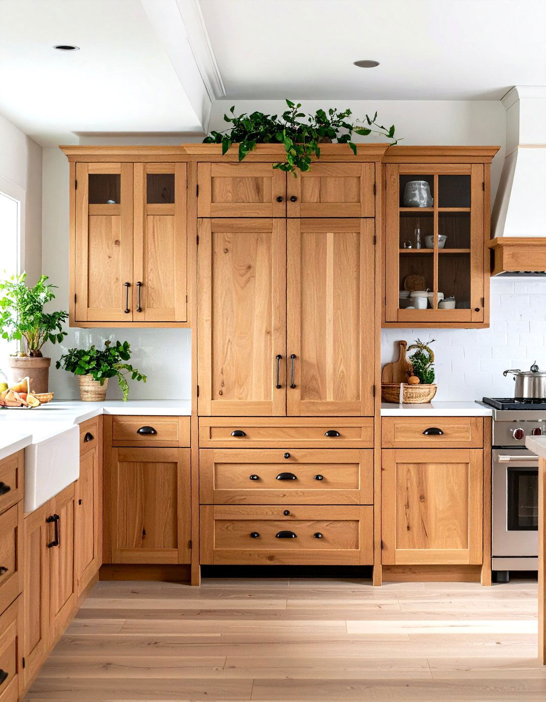 Swing Out Traditional Design - 24 Pantry Door Ideas