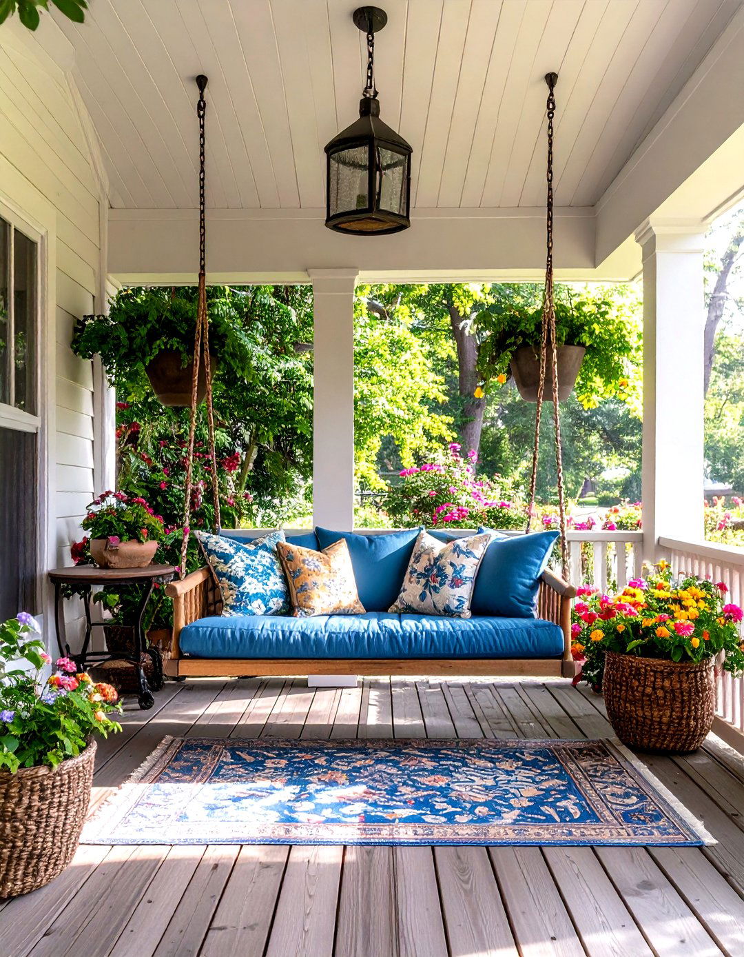 Swing Sanctuary Porch - 24 Farmhouse Porch Ideas
