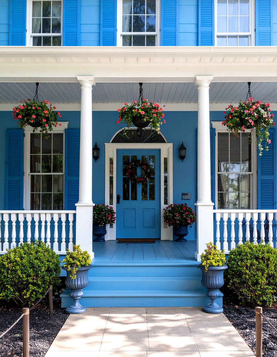 Symmetrical Design Principles - 24 Southern Front Porch Ideas