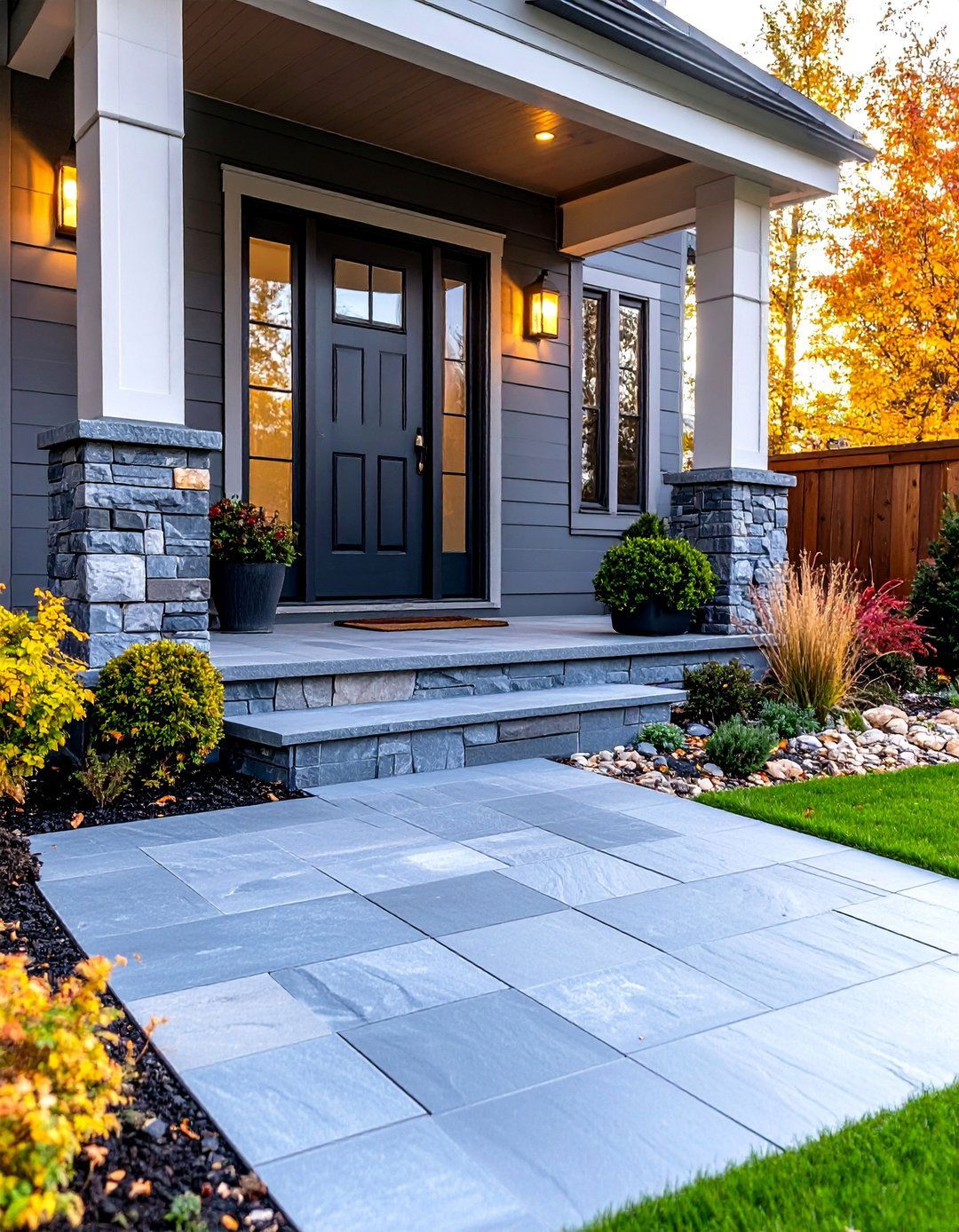 Synthetic Stone Porch Tiles - 24 Porch Flooring Options