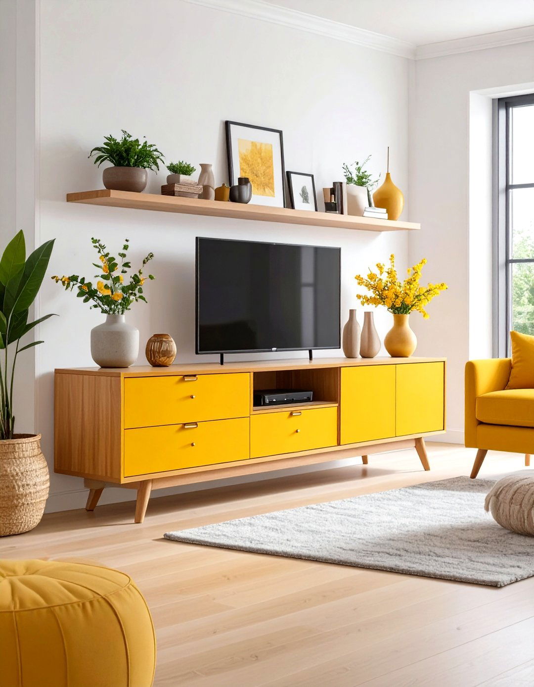 TV Stands with Extensive Drawer Storage - 24 Tv Stand Ideas