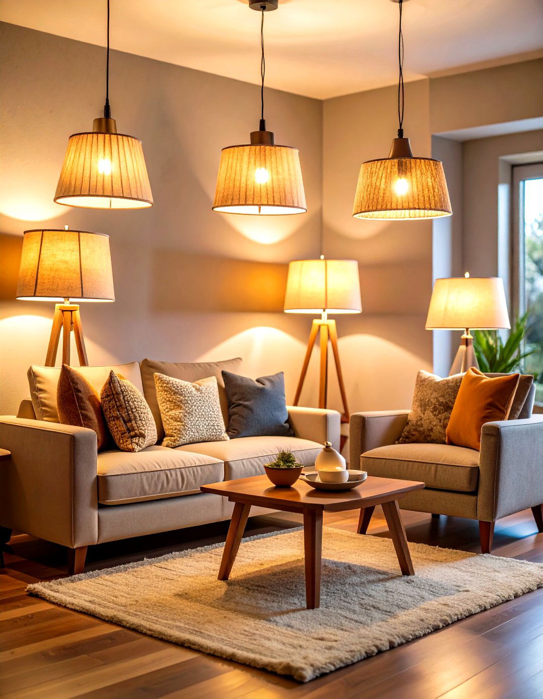 Table Lamps for Flexible Accent Lighting - 24 Basement Lighting Ideas