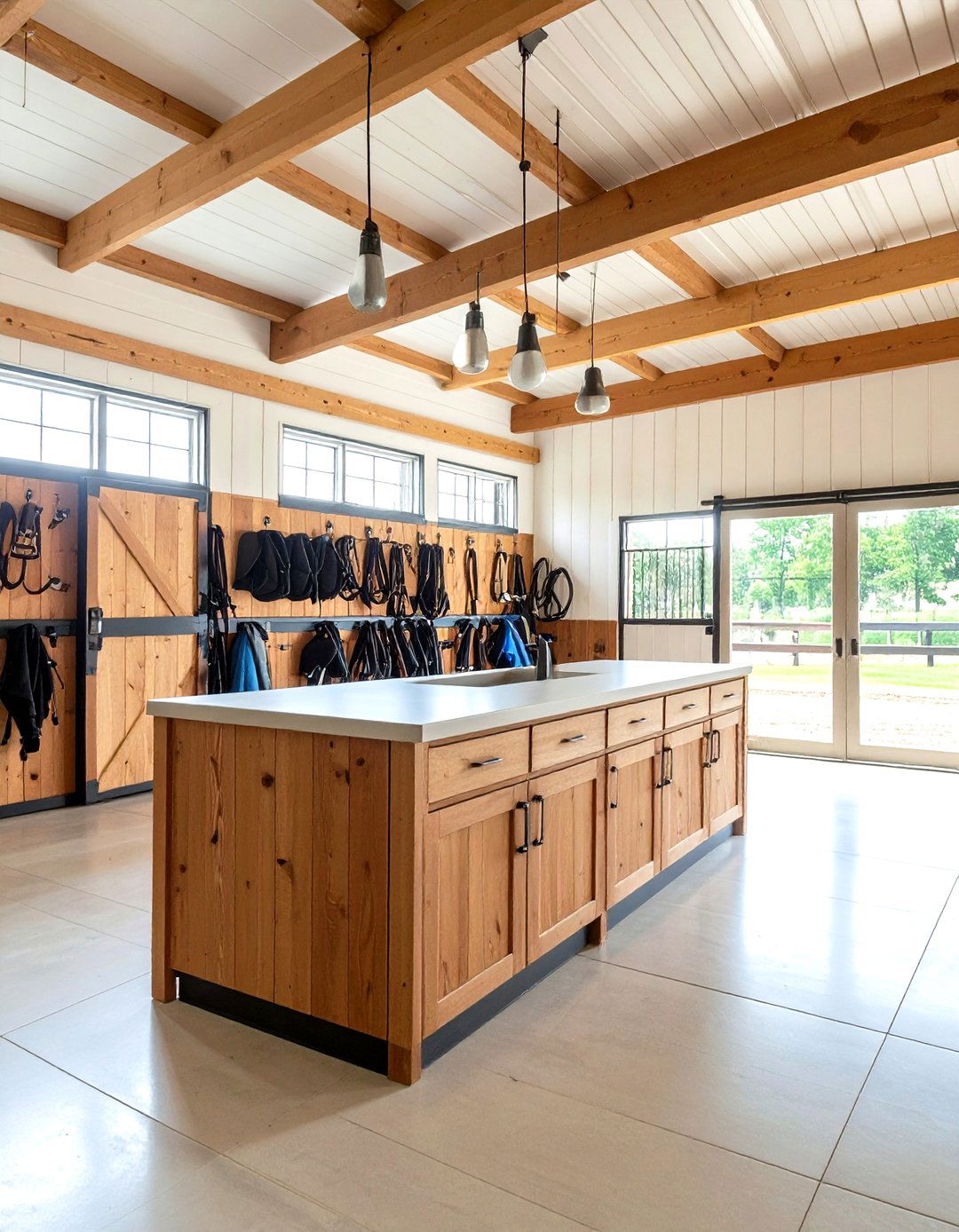Tack Island Central Hub - 24 Tack Room Ideas