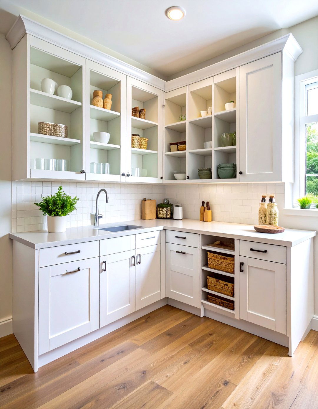 Tall Corner Pantry Cabinet - 24 Corner Cabinet Ideas