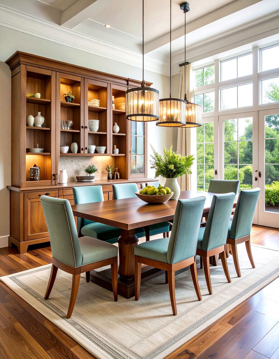 Tall Dining Room Hutch with Maximum Storage - 24 Dining Room Hutch Ideas