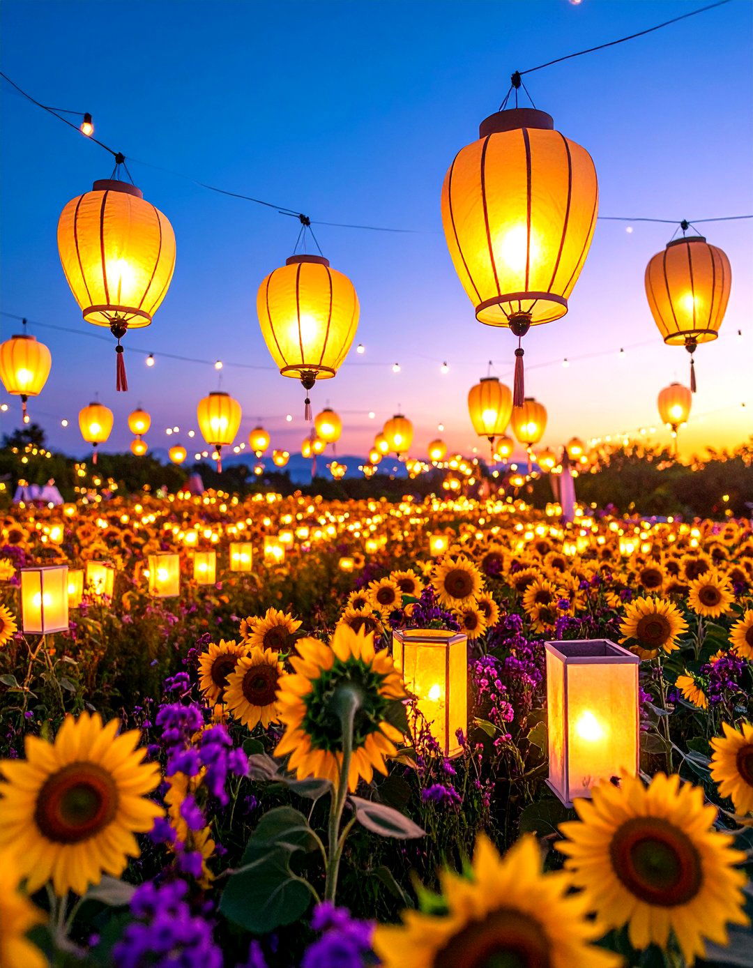 Tangled Floating Lantern Evening Reception - 24 Disney Wedding Ideas
