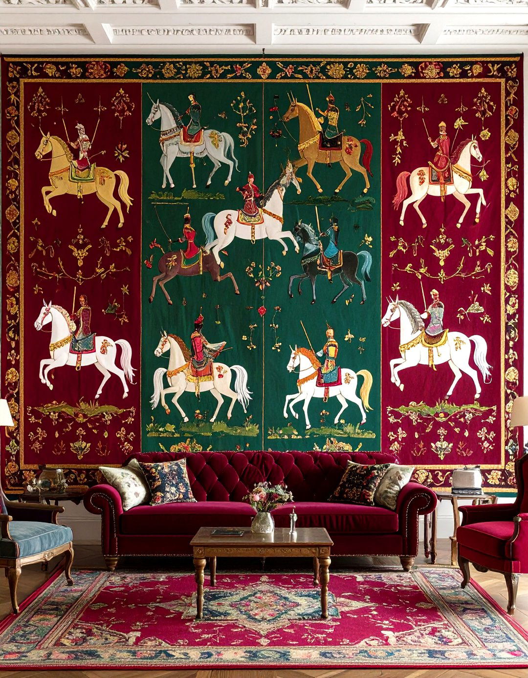 Tapestry Wall Hanging Collections - 24 Medieval Home Decor Ideas