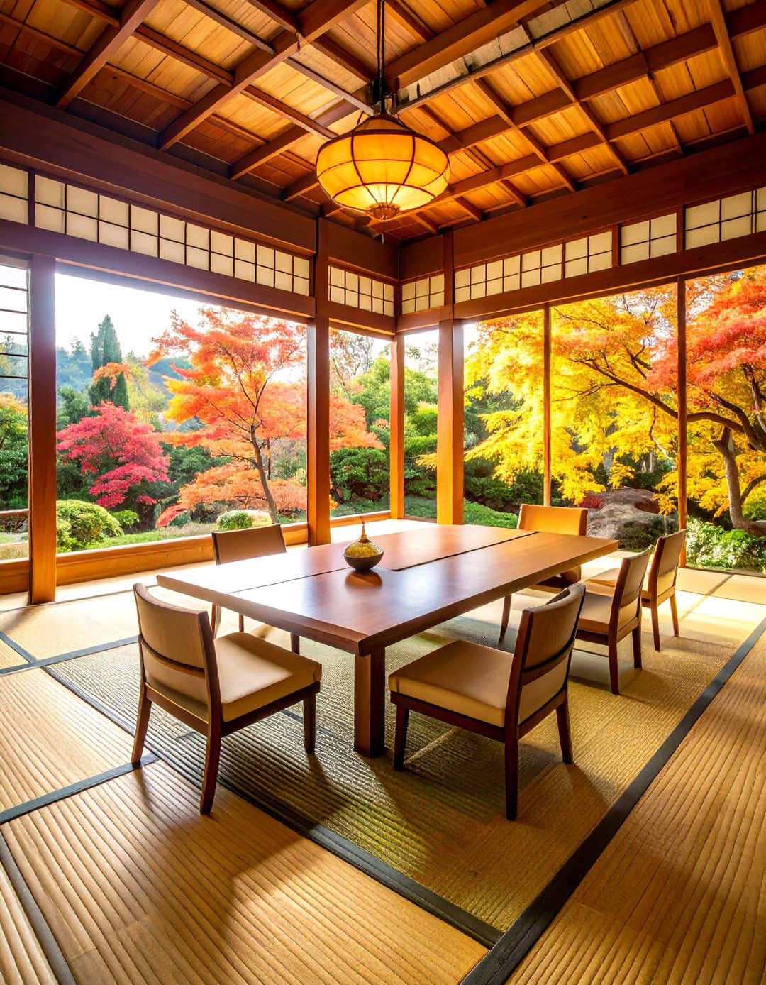 Tatami Mat Dining Sanctuary - 24 Japanese Dining Room Ideas