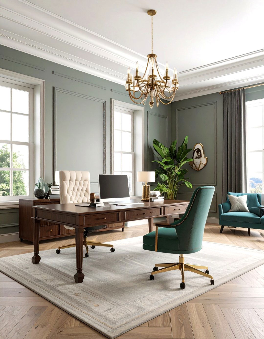 Taupe Neutral Sophistication - 24 Home Office Paint Colors