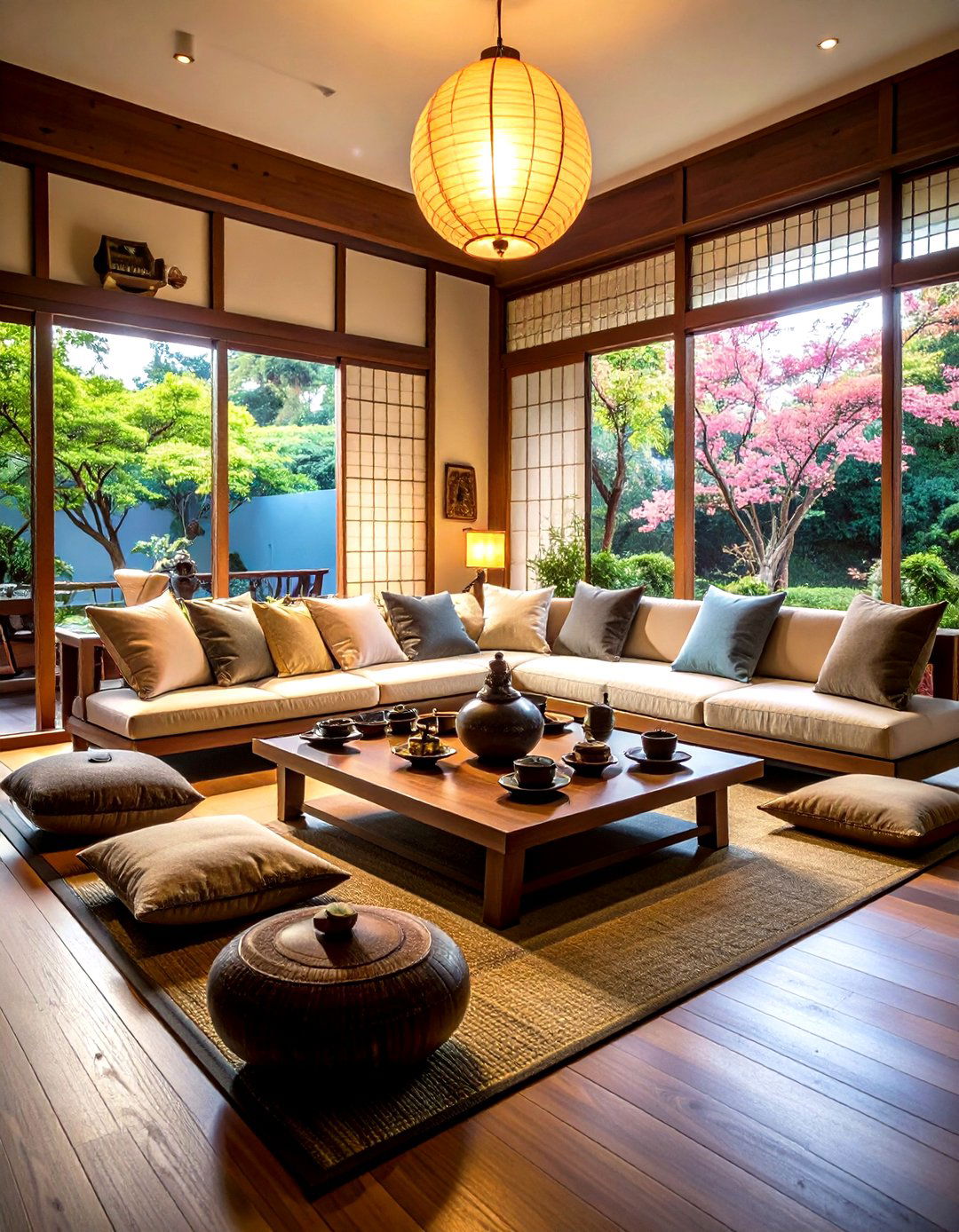 Tea Ceremony Corner Setup - 24 Japanese Style Living Room Ideas