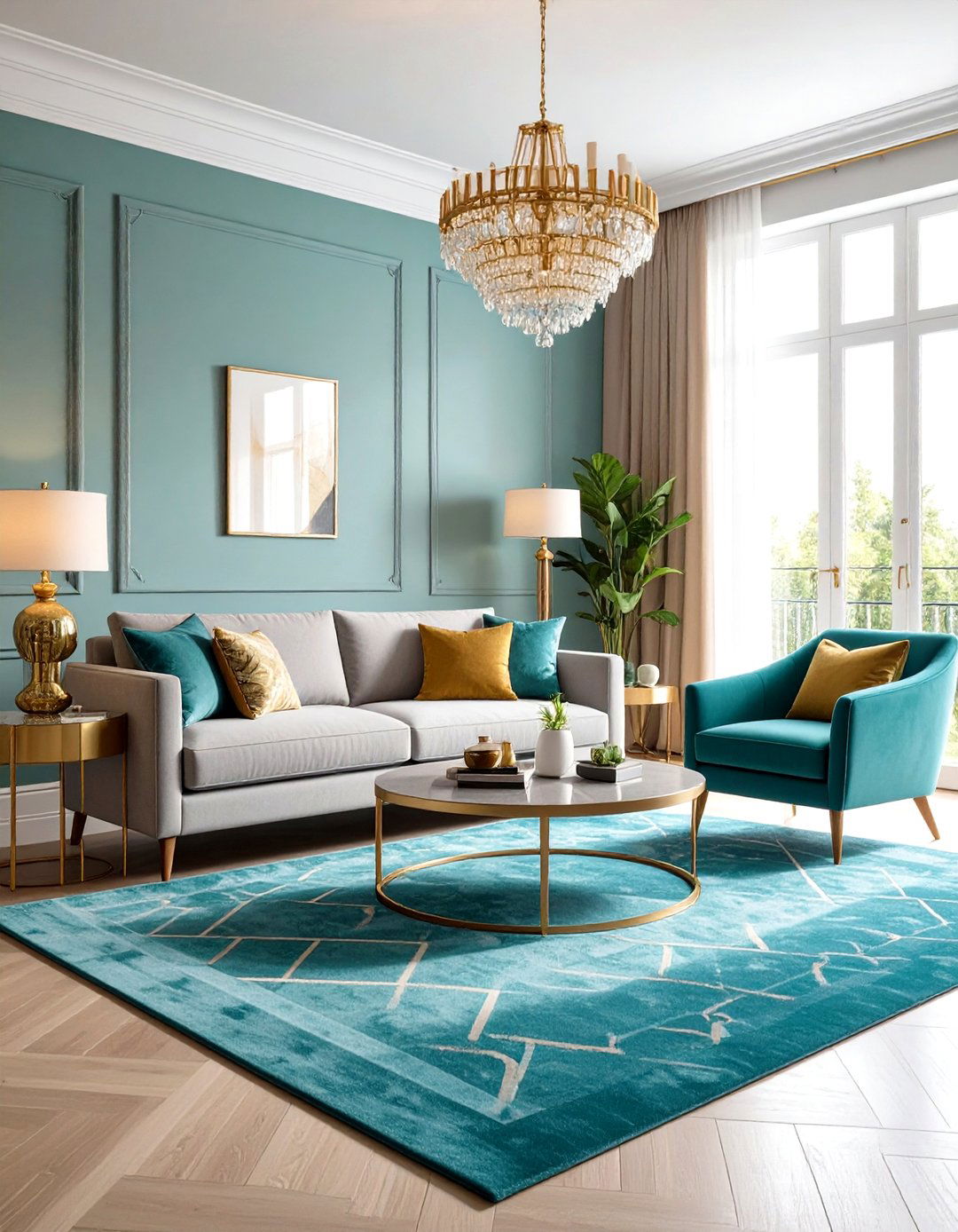 Teal Area Rug Living Room Design - 24 what color rug goes with a grey couch