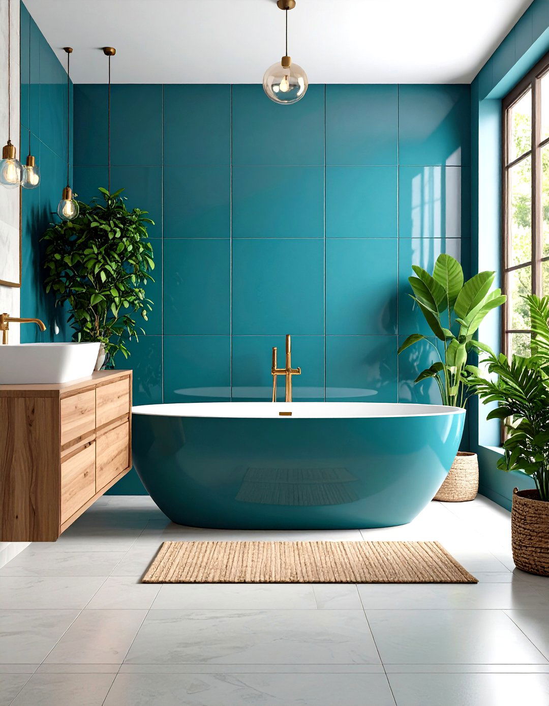 24 Teal Bathroom Ideas That Brighten Modest Baths Today