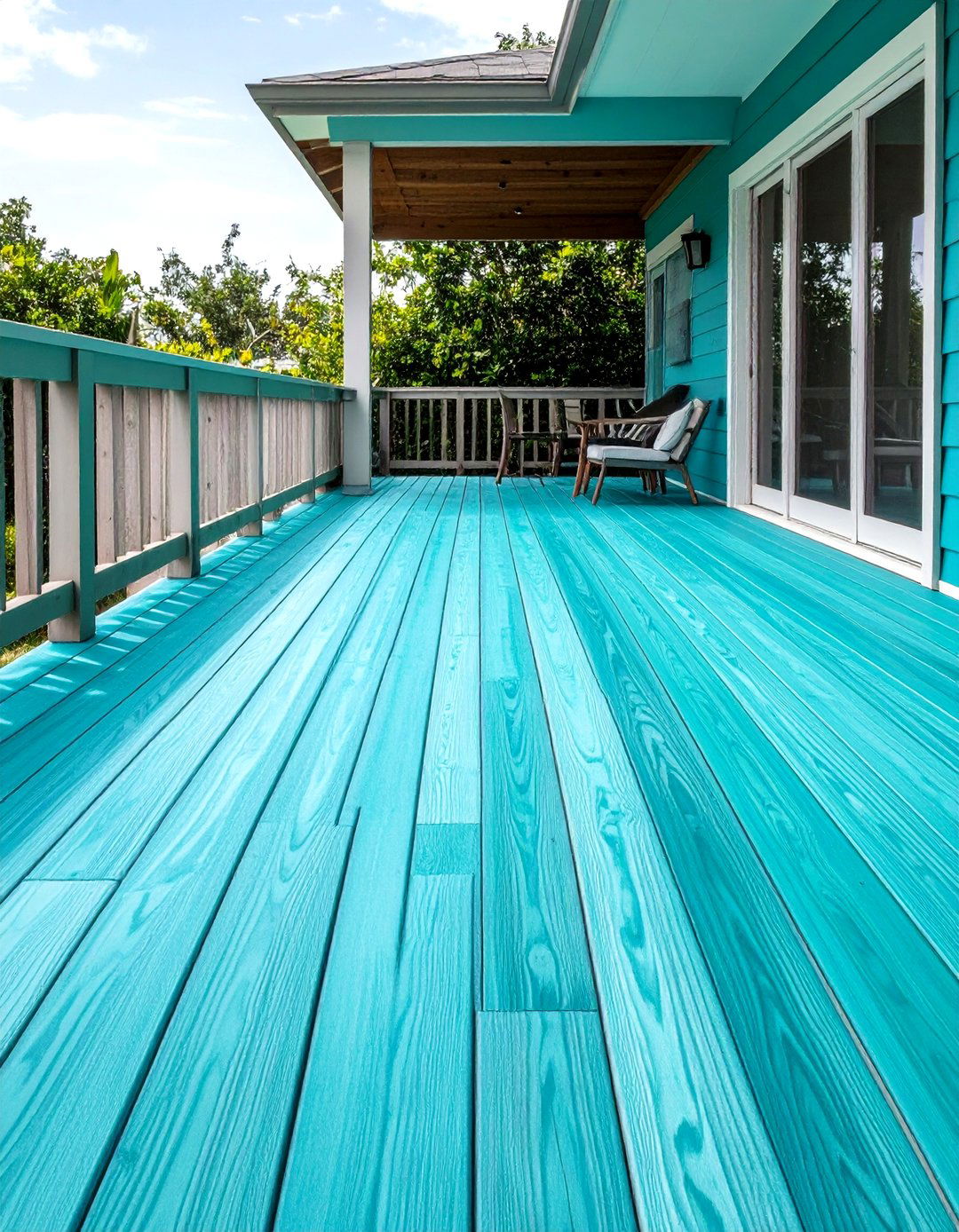 Teal Blue Green Fusion - 24 Deck Color Ideas