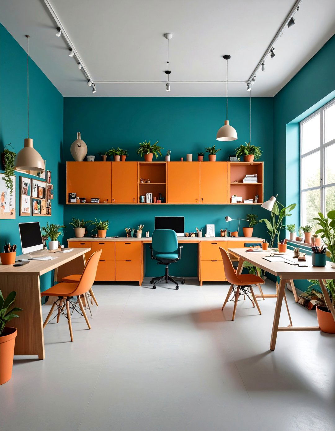 24 Teal and Orange Color Scheme for Your Rooms Mood