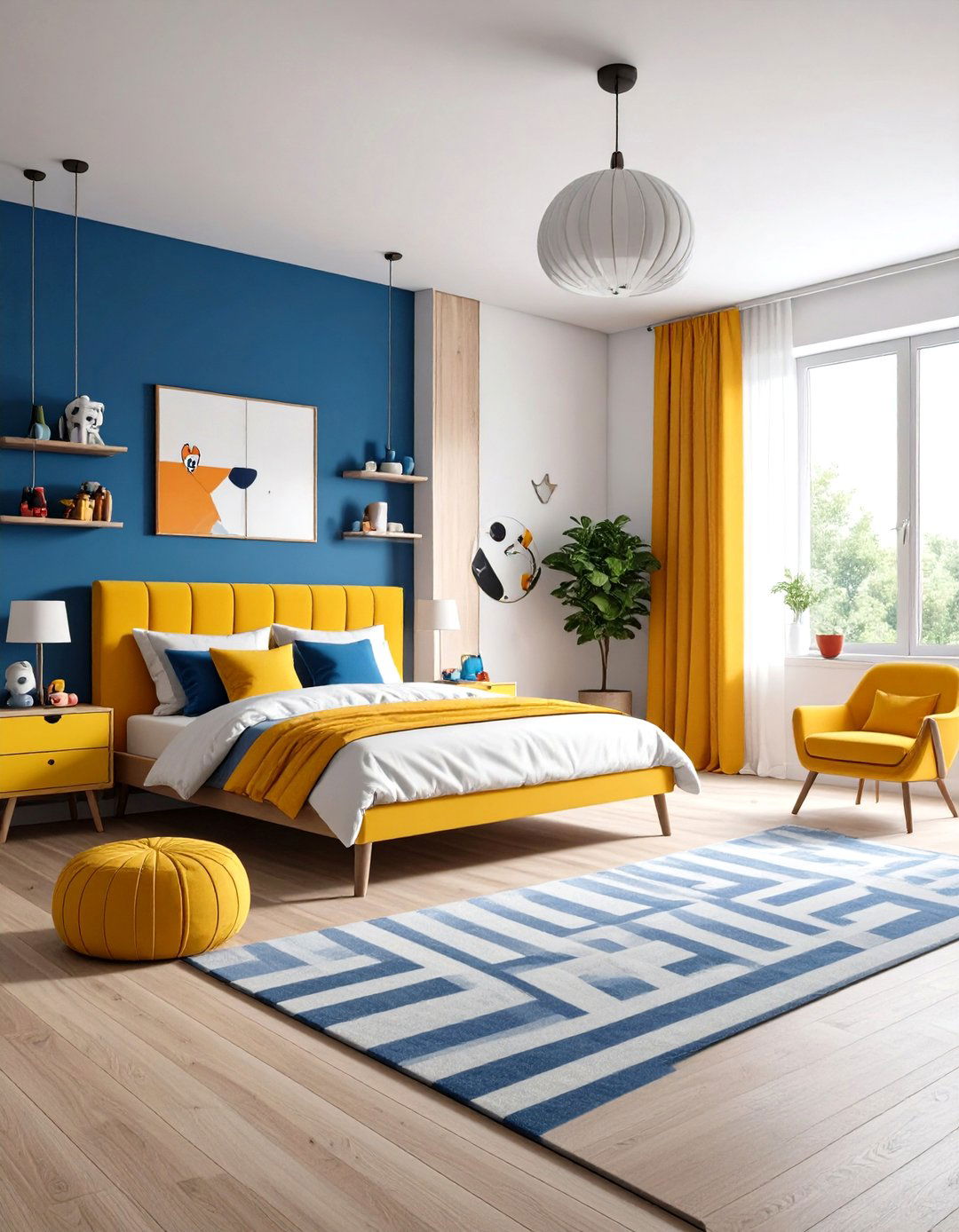 Team Mascot Themed Kids Room - 24 Football Room Decor Ideas